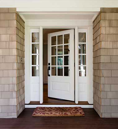 Front door replacement on a Salt Lake County home