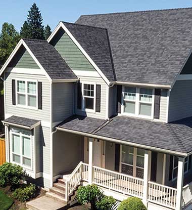 Utah County home with newly installed GAF Shingle roof